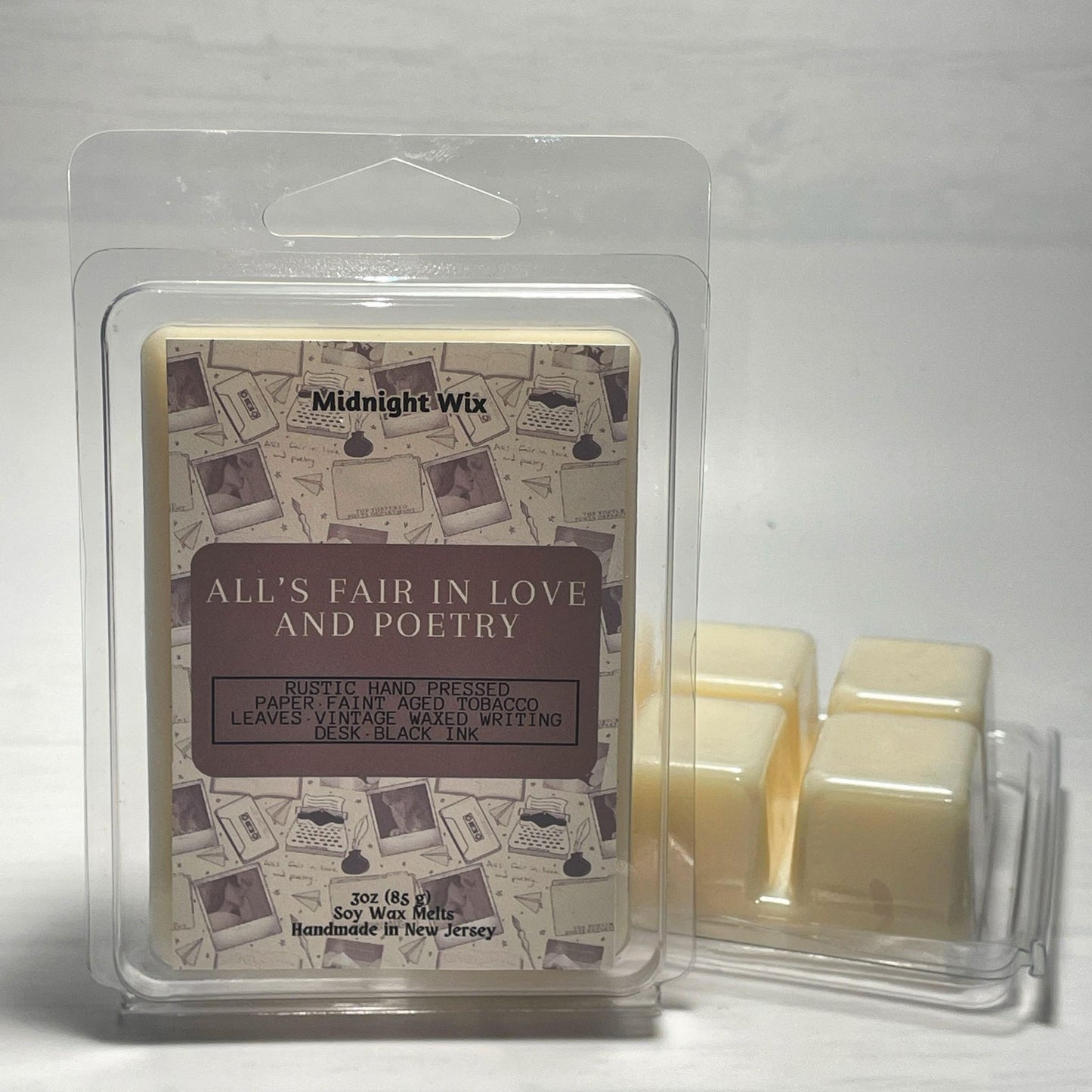 All's Fair In Love and Poetry Clamshell Melts