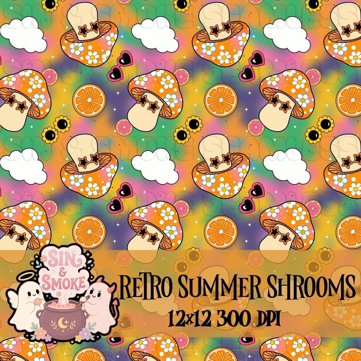 RETRO SUMMER SHROOMS
