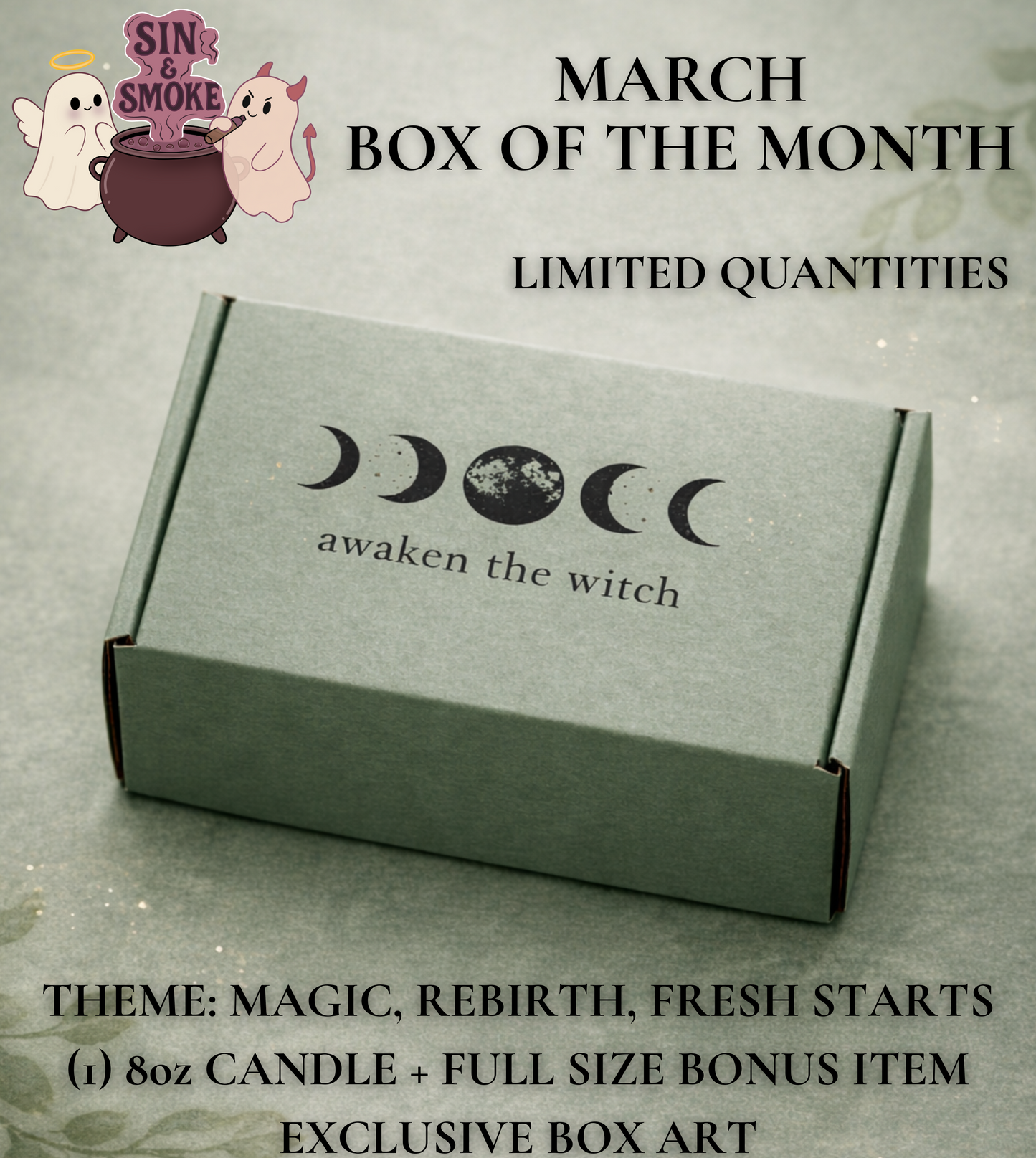 MARCH BOX OF THE MONTH (Awaken The Witch)
