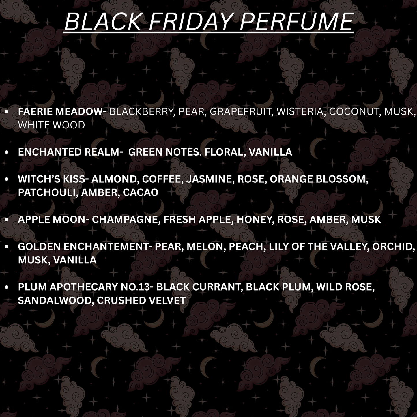 BLACK FRIDAY PERFUME