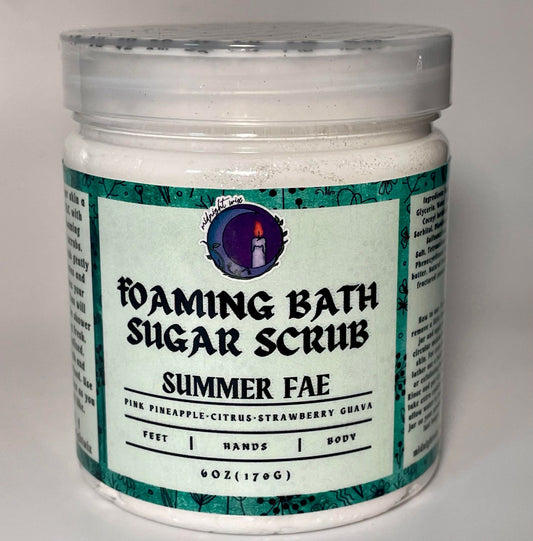 Summer Fae Foaming Sugar Scrub