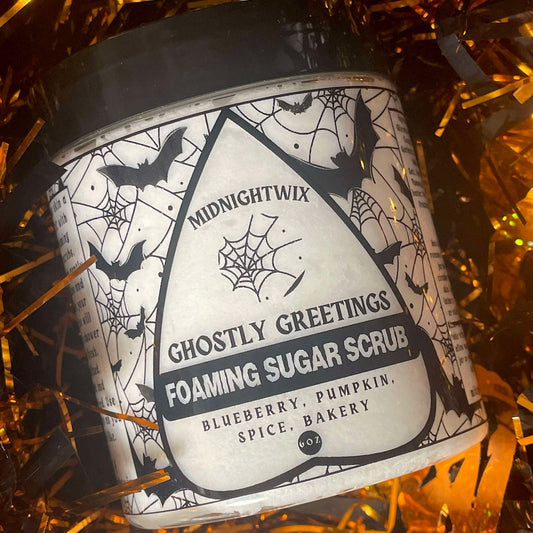 Ghostly Greetings Foaming Sugar Scrub