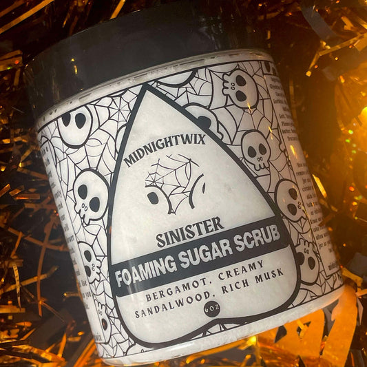 Sinister Foaming Sugar Scrub