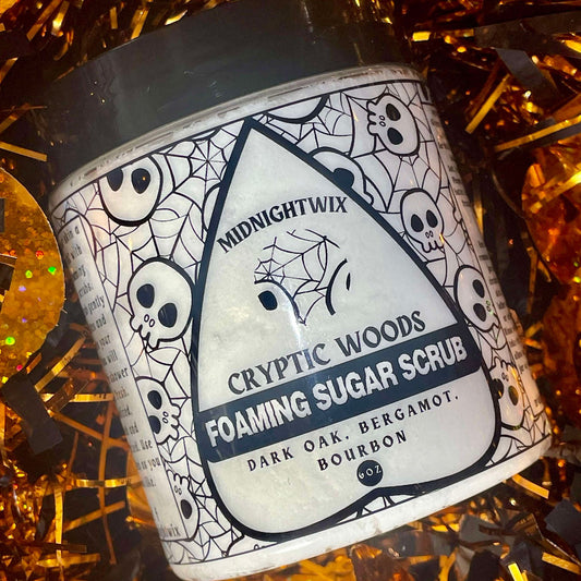 Cryptic Woods Foaming Sugar Scrub