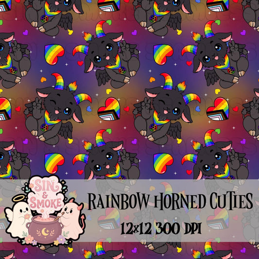 RAINBOW HORNED CUTIES