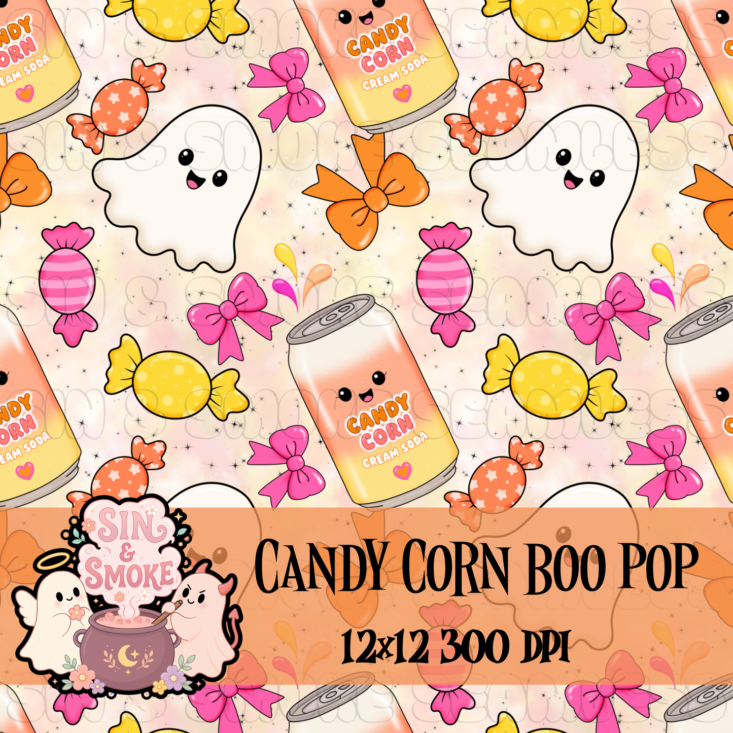 CANDY CORN BOO POP