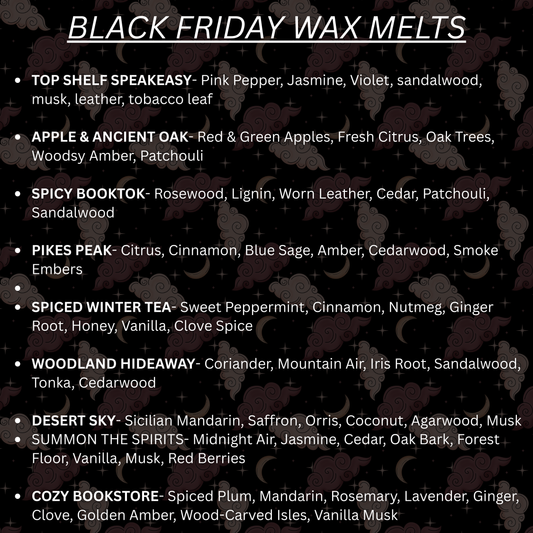 BLACK FRIDAY WAX MELTS