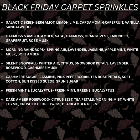 BLACK FRIDAY CARPET SPRINKLES